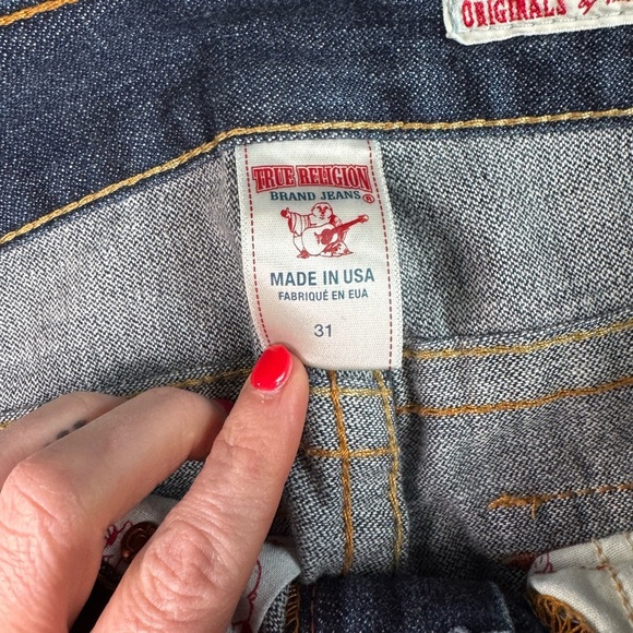 True Religion Men's Indigo Bootcut Jeans - Picture 6 of 8